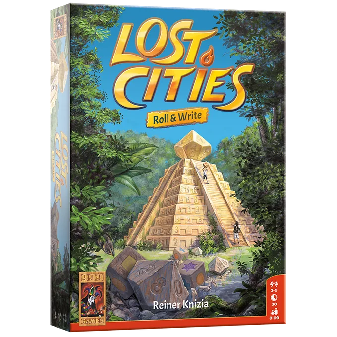 Lost Cities: Roll & Write de 999 Games, édition NL – boîte