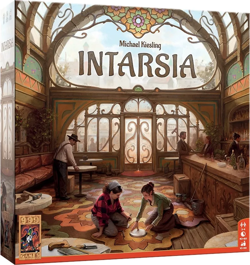 Intarsia from 999 Games – game on the table