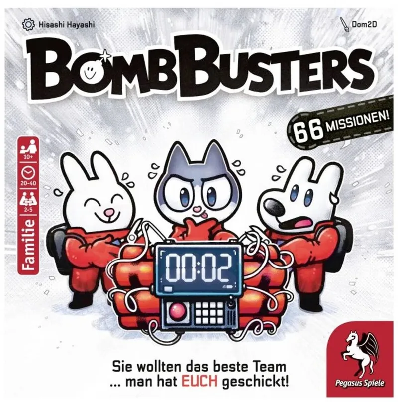 Bomb Busters from 999 Games, DE edition – box
