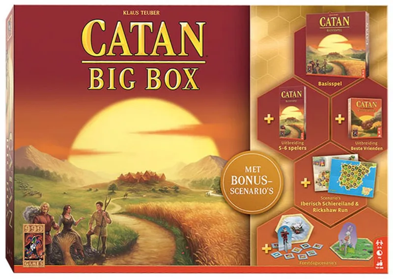 Catan: Big Box de 999 Games, édition NL – boîte