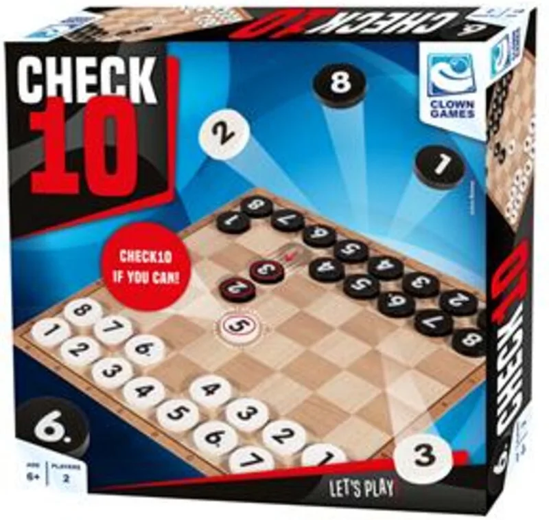 Check-10 1 stuk van Clown Games – doos