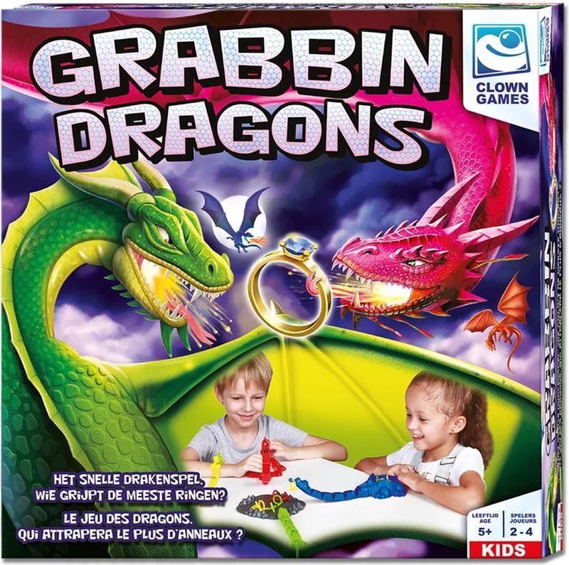 Clown Grabbing Dragons van Clown Games – doos