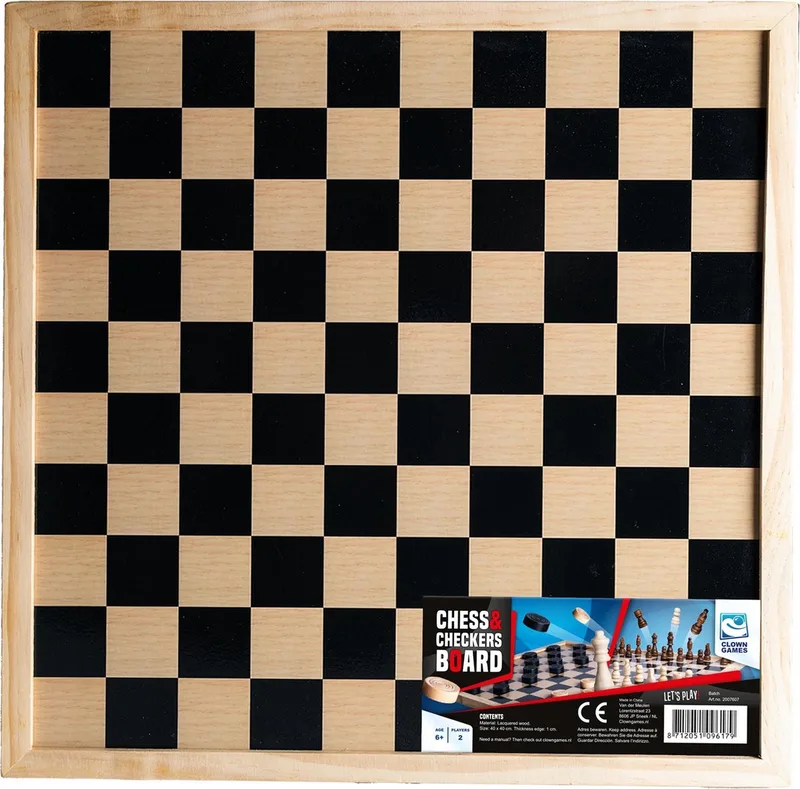 Dam/Schaakbord van Clown Games – doos