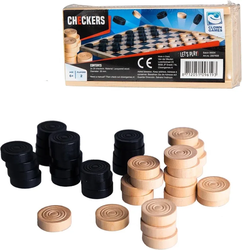 Damstenen Hout from Clown Games, Multi edition – box