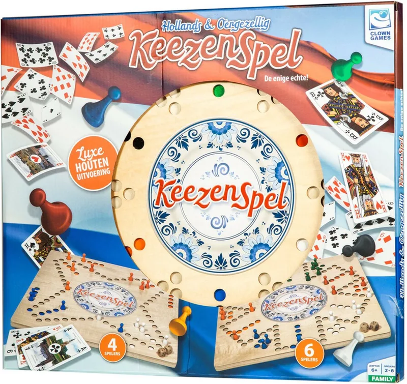 Houten Keezenspel de Clown Games – boîte