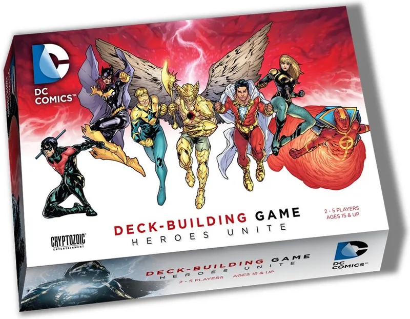 DC Comics Heroes Unite Deck Building Game van Cryptozoic Entertainment – doos
