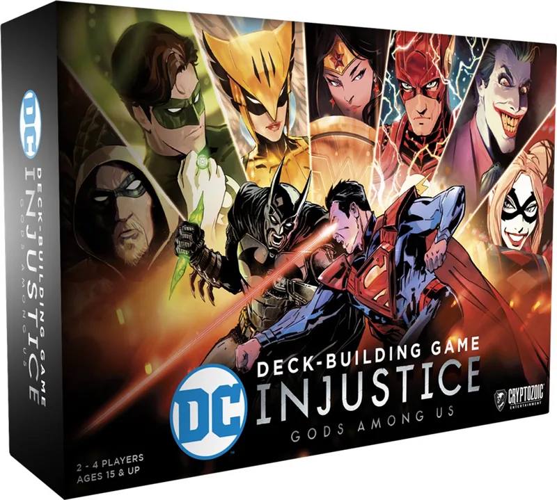 DC Deck Building Game Injustice de Cryptozoic Entertainment – boîte