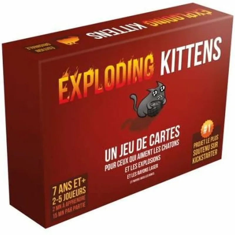 Bordspel Asmodee Exploding Kittens (FR) von Exploding Kittens – Schachtel