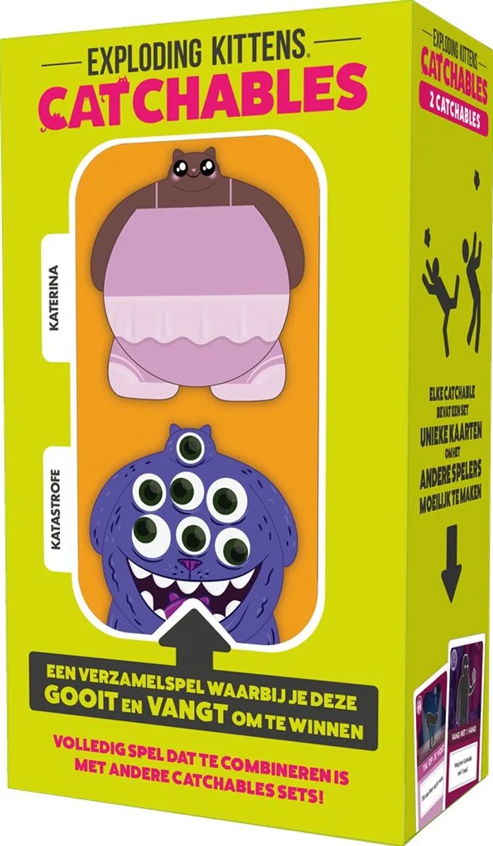 Catchables Katastrofe & Katerina - Uitbreiding - Kaartspel von Exploding Kittens – Schachtel