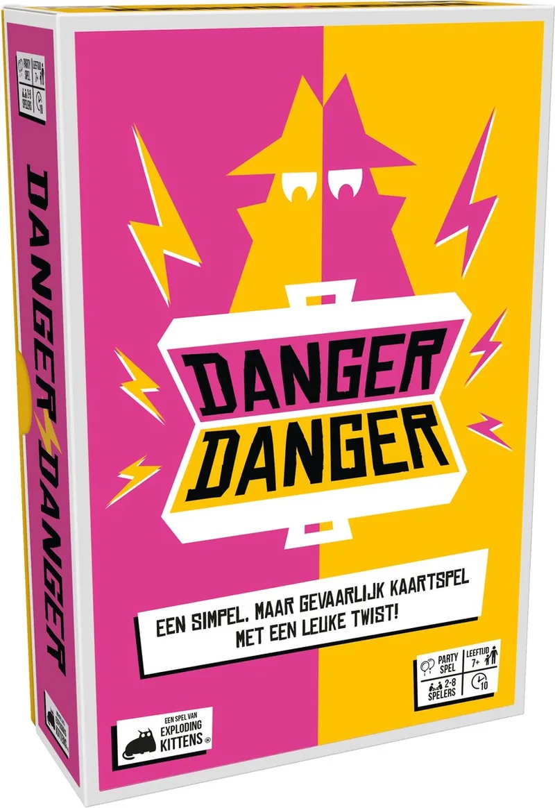 Danger Danger - Nederlandstalig Kaartspel from Exploding Kittens – box