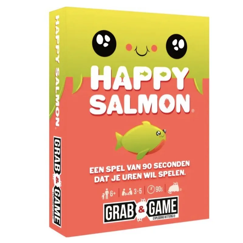 Happy Salmon - Kaartspel - Gezelschapspel from Exploding Kittens – box