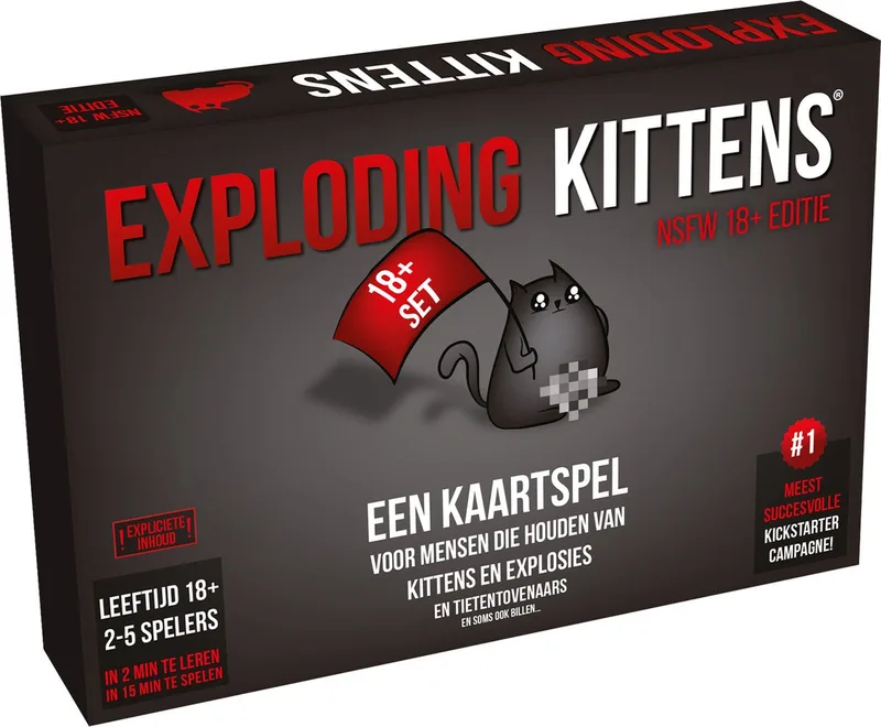 NSFW Edition - Engelstalig Kaartspel from Exploding Kittens – box