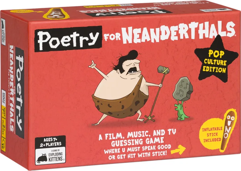 Poetry for Neanderthals Pop Culture Edition - Engelstalig Partyspel - Geschikt voor Grote Groepen - Vanaf 7 jaar - Exploding Kittens from Exploding Kittens – box