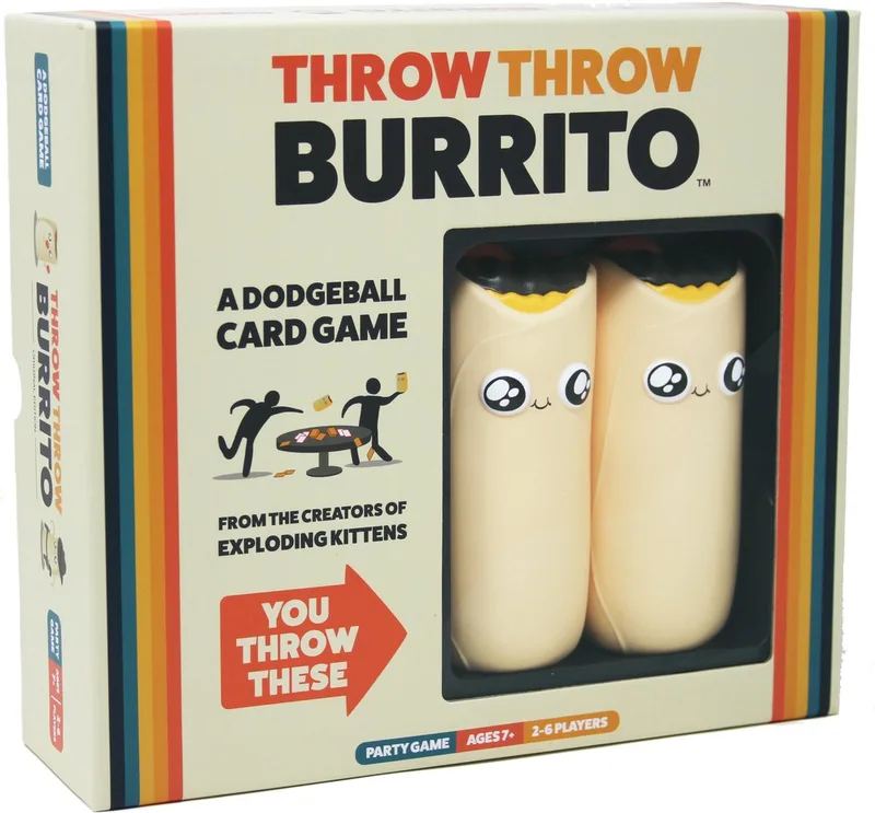 Throw Throw Burrito - Engelstalig Kaartspel from Exploding Kittens – box