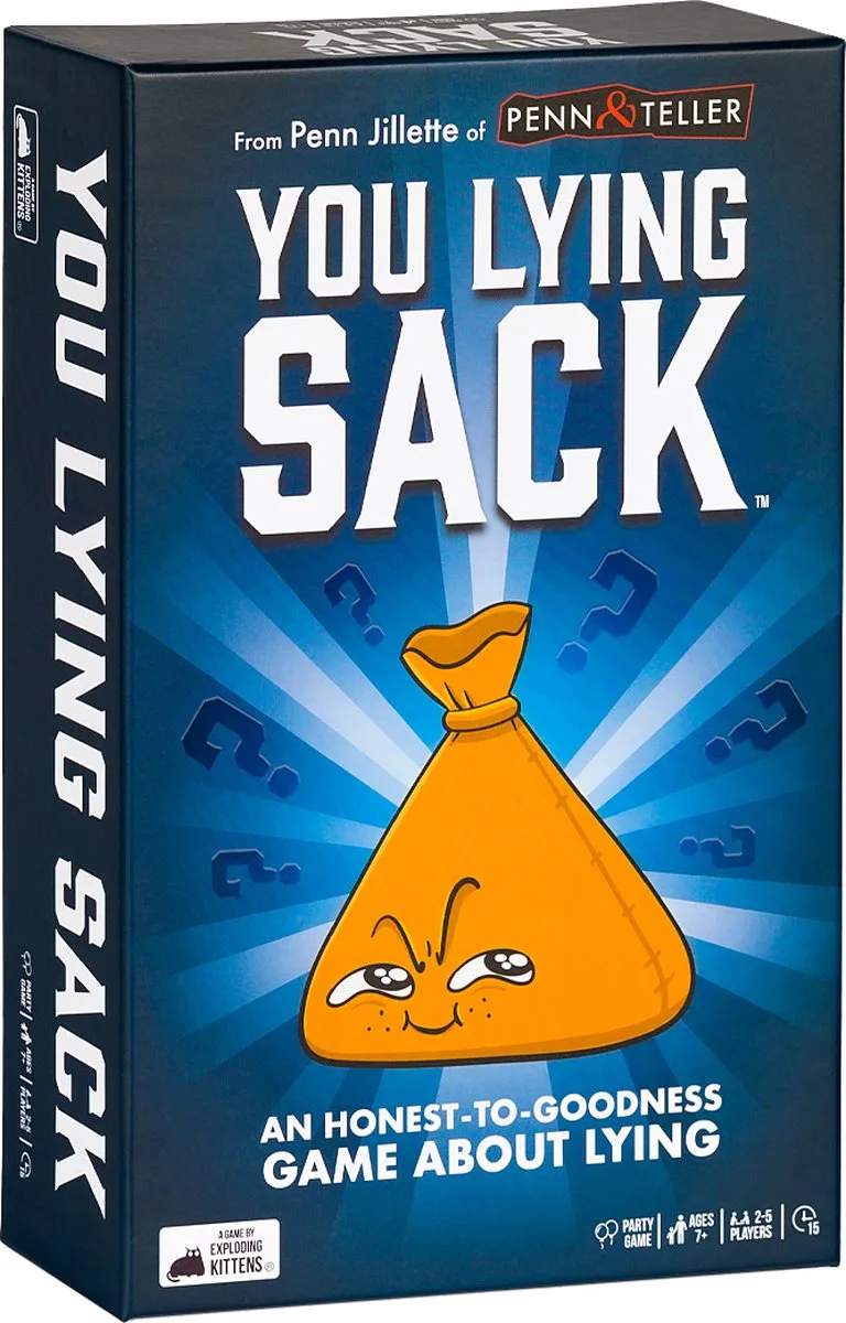 You Lying Sack - Kaartspel van Exploding Kittens – doos