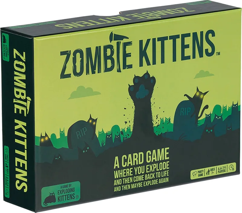 Zombie Kittens - Engelstalig Kaartspel from Exploding Kittens – box