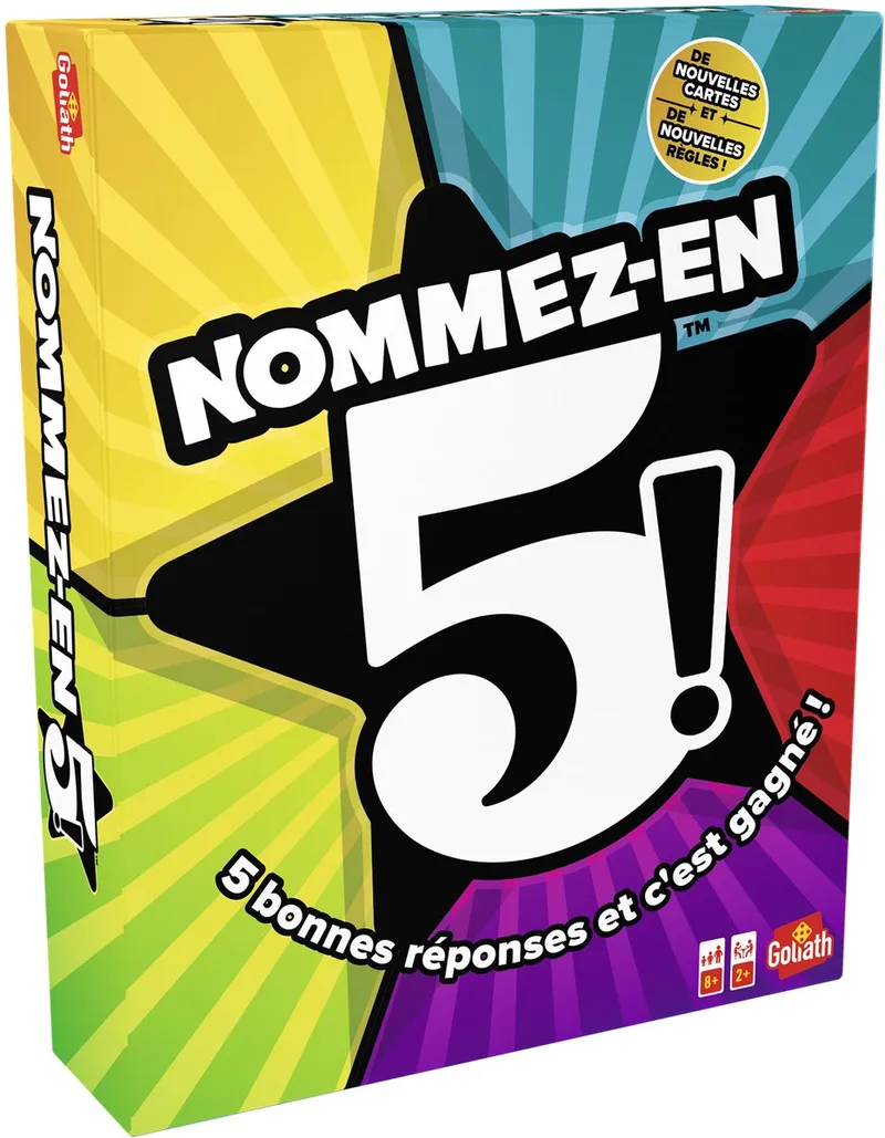 Bordspel Goliath Nommez-en 5! FR von Goliath – Schachtel