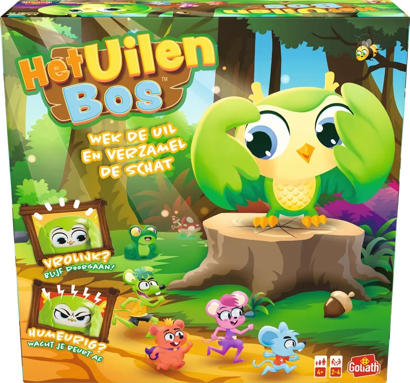 Het Uilenbos - Actiespel - Bordspel from Goliath – box