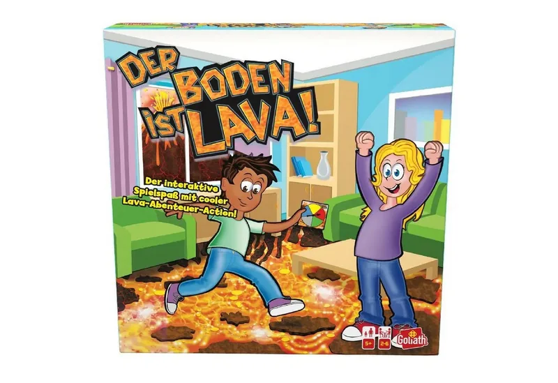 Spiel Boden ist lava from Goliath – box