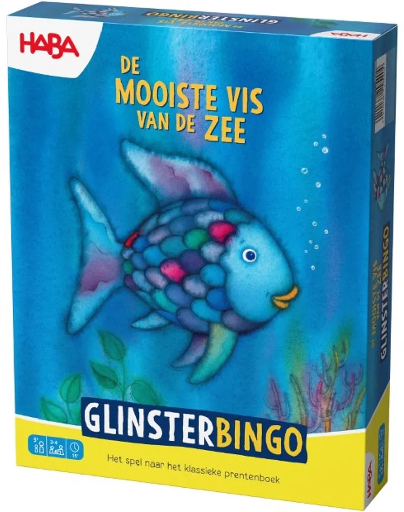 spel - De mooiste vis van de zee Glinterbingo von HABA – Schachtel