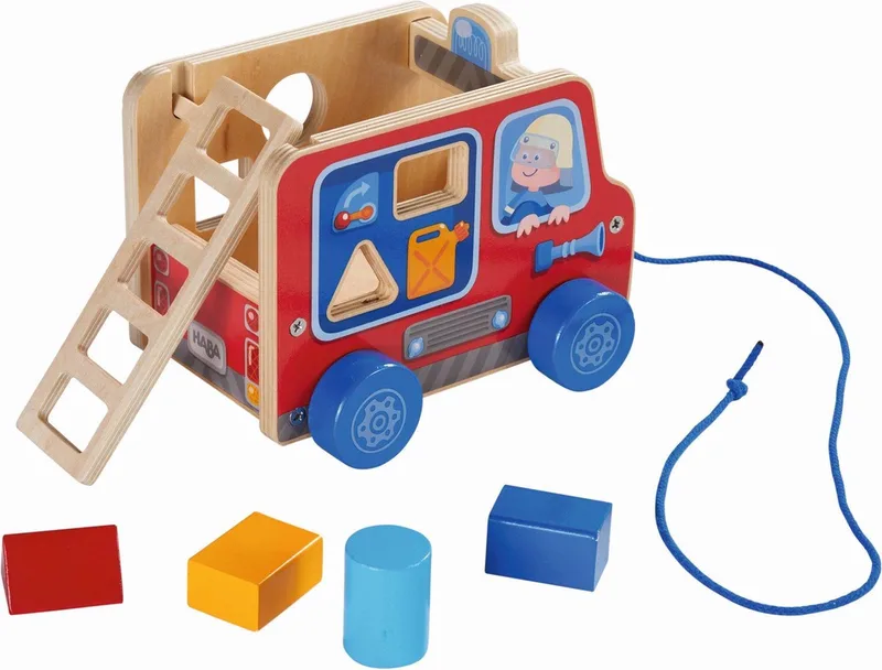 trekfiguur Brandweerauto from HABA – box