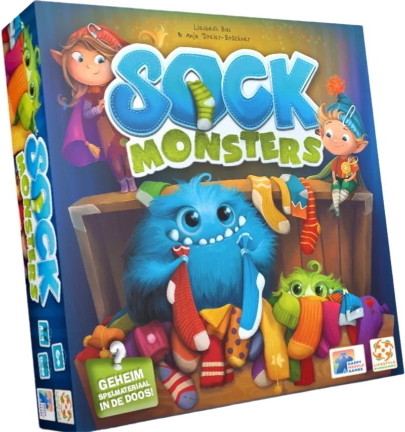 Sock Monsters Bordspel - NL from Happy Meeple – box