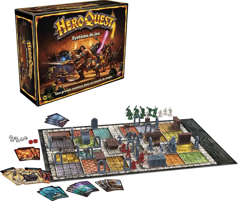 HeroQuest - Système de jeu - Bordspel (Franstalig) from Hasbro Gaming – box