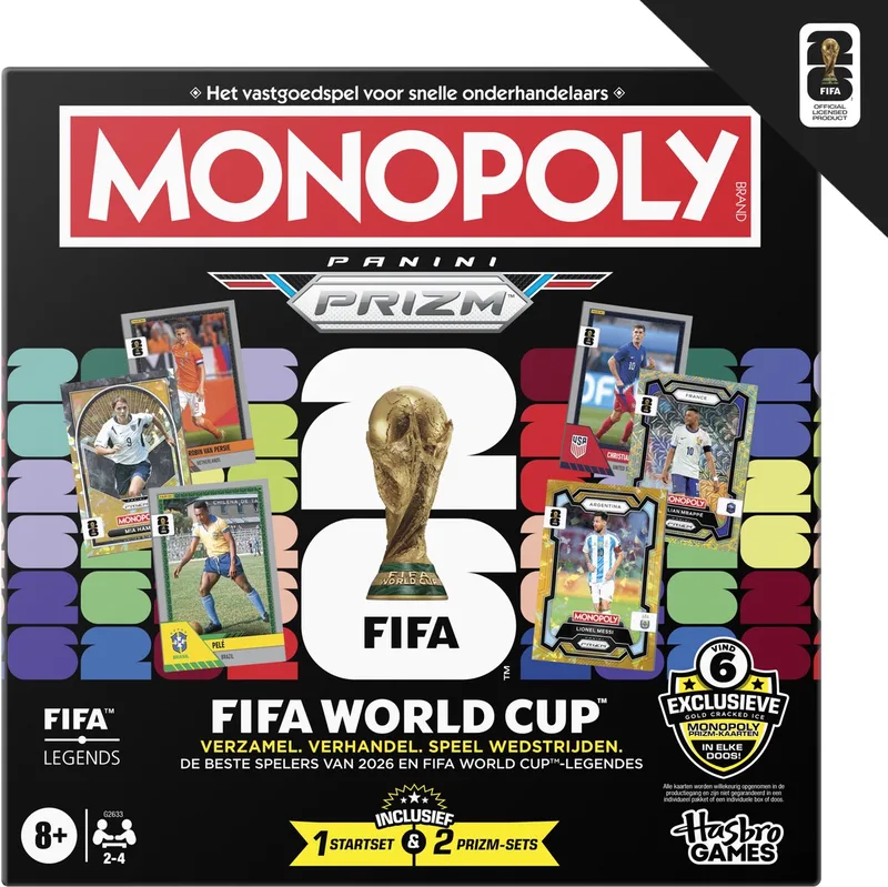 Panini Prizm FIFA World Cup - Bordspel van Hasbro Gaming – doos