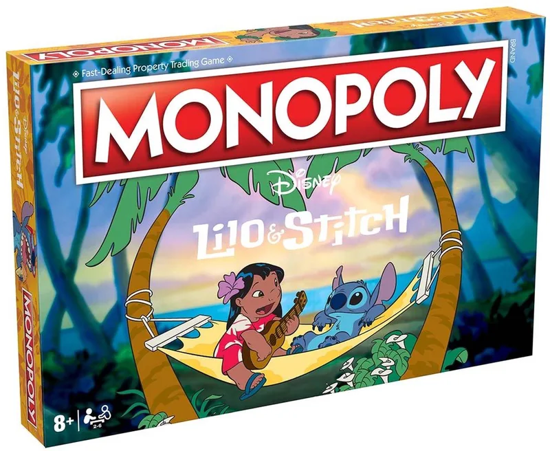 Winning Moves Monopoly - Bordspel - Lilo & Stitch - Engels van Hasbro Gaming – doos