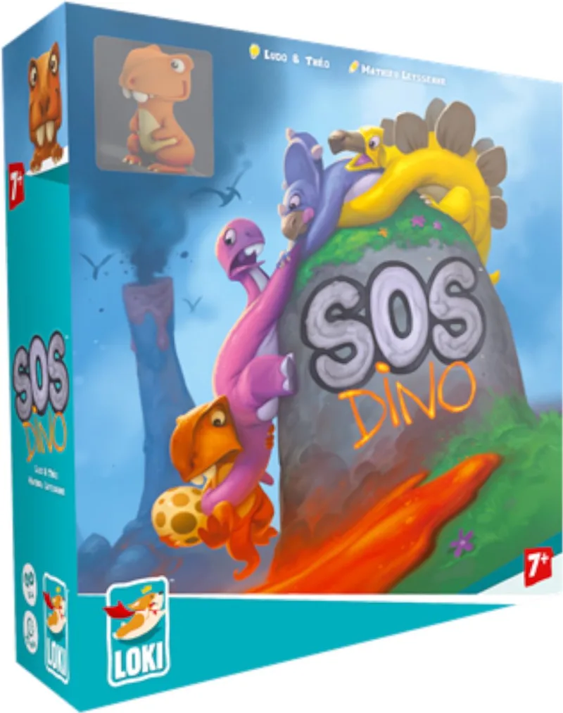 SOS Dino - Bordspel von Loki – Schachtel