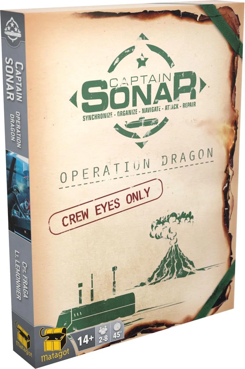 Captain Sonar - ext. Upgrade 2 - Operation Dragon de Matagot – boîte