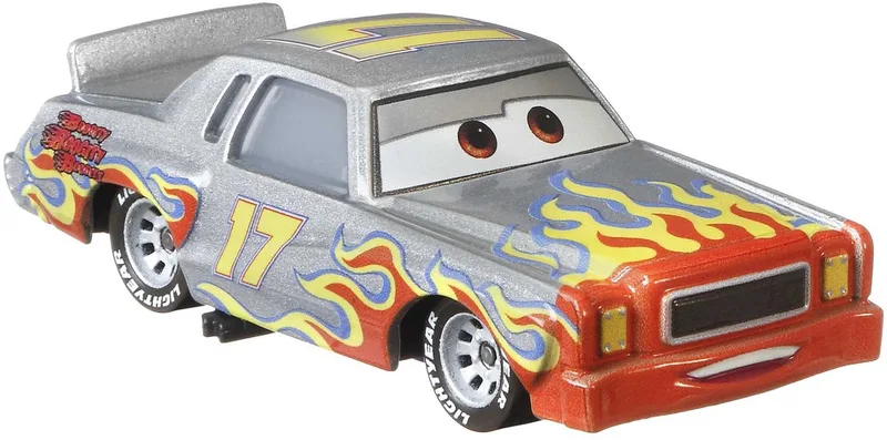 Disney Pixar Cars Darrell Cartrip van Mattel Games, editie Groen – doos