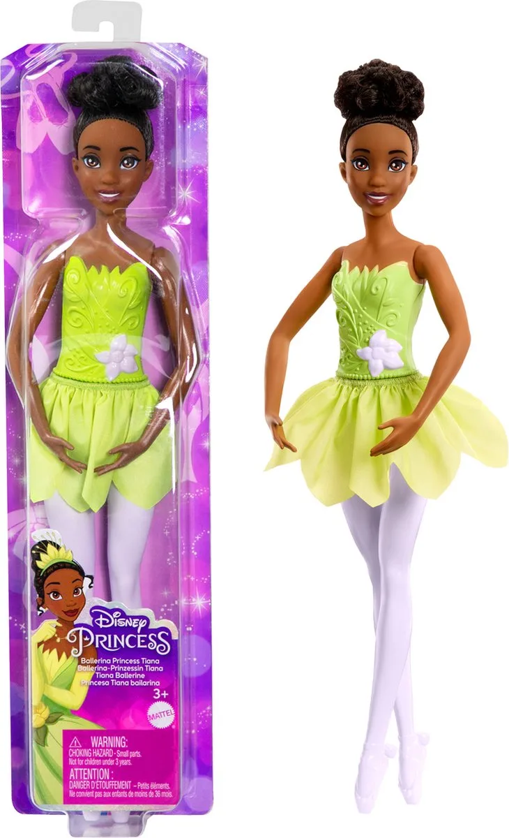 Disney Princes Pop Ballerina 3 Assorti. from Mattel Games, Bruin edition – box