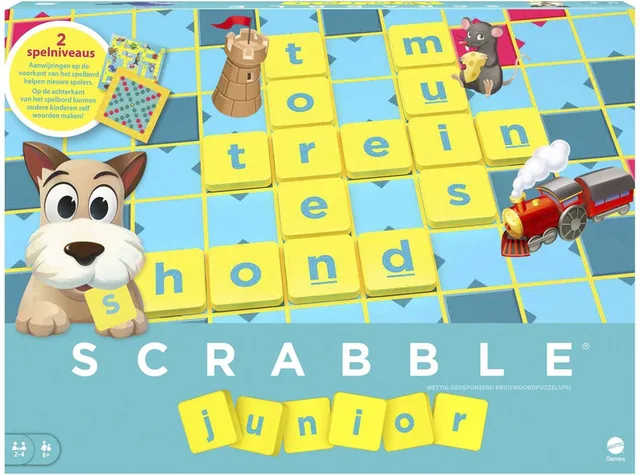 Scrabble Junior - Familie bordspel - Nederlandse editie