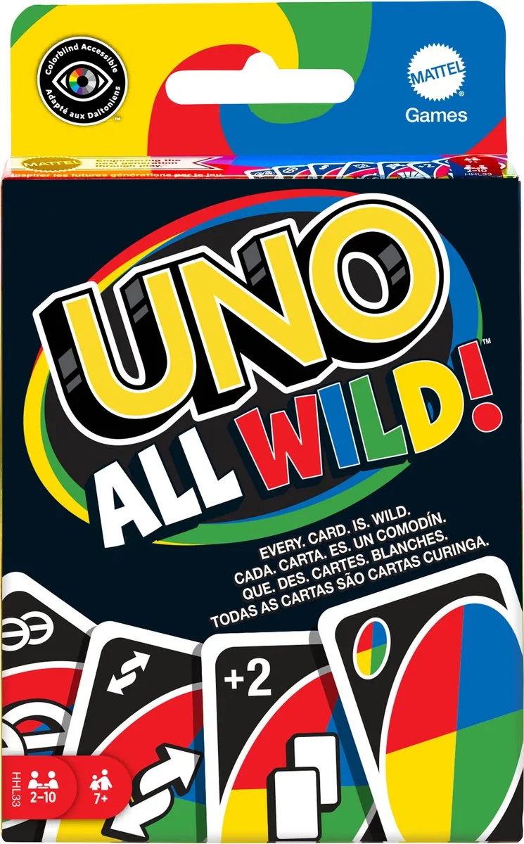 UNO All Wild - Kaartspel from Mattel Games – box