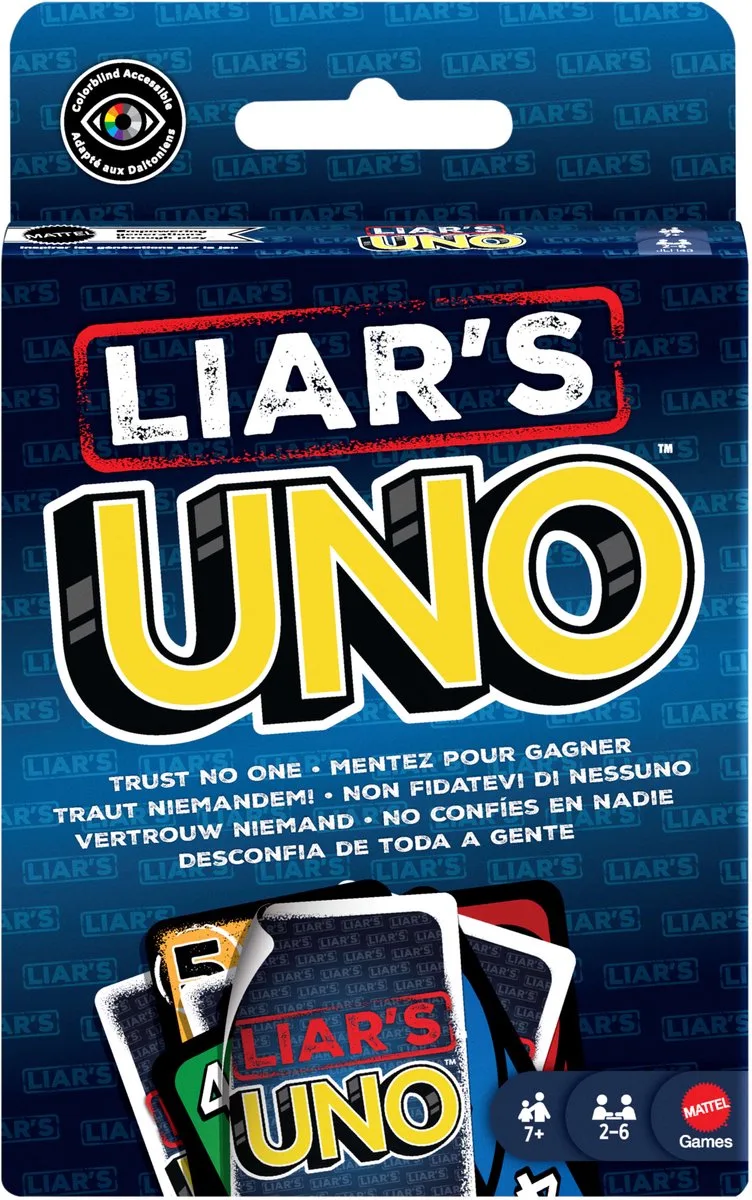 UNO Liar's de Mattel Games – boîte
