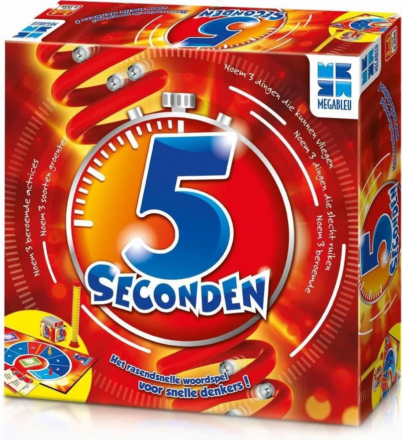 5 Seconden - Familiespel van Megableu – doos