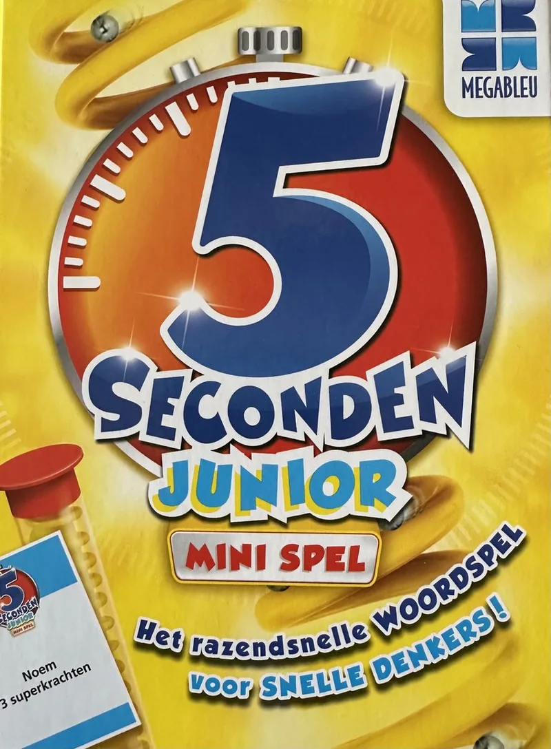 5 seconden junior mini spel van Megableu – doos