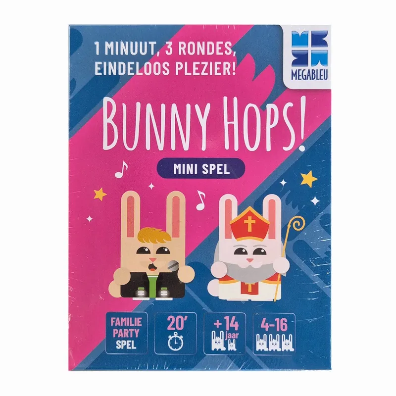 bunny hops minispel 1 minuut 3 rondes eindeloos plezier van Megableu – doos