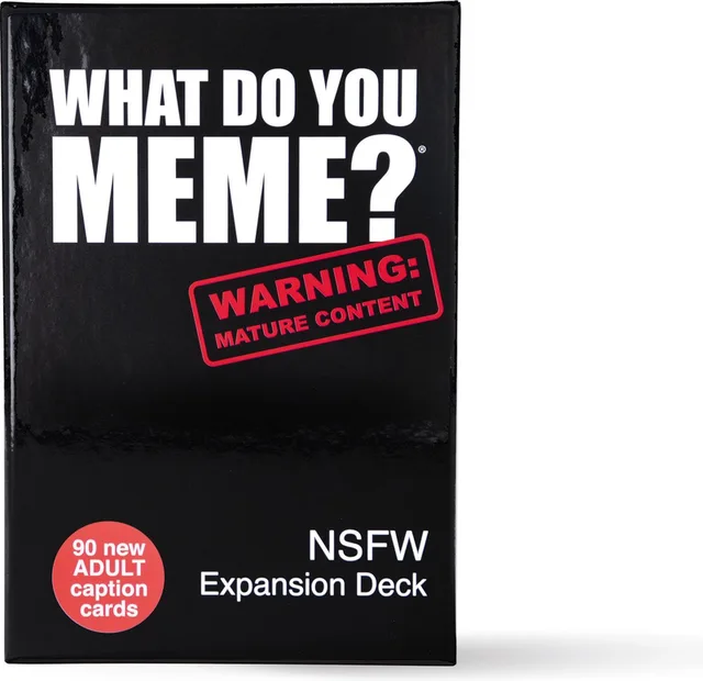 What Do You Meme? NSFW Pack Uitbreiding - Engelstalige versie - Party Spel