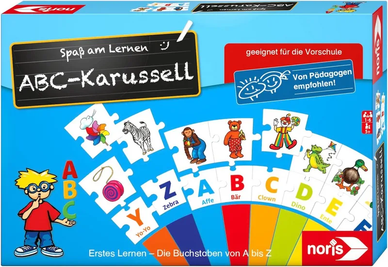 Spiel ABC-Karussell from Noris, Bunt edition – box