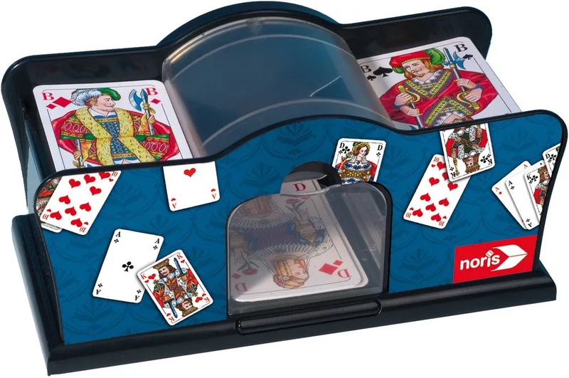 Spiel Deluxe Karten-Mischmaschine von Noris, Ausgabe Bunt – Schachtel