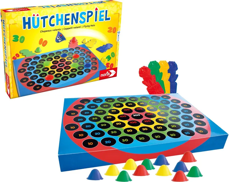 Spiel Hütchenspiel van Noris, editie Bunt – doos