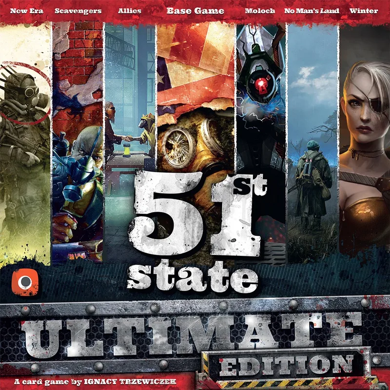 51st State Ultimate Edition - Bordspel - Engels van Portal Games – doos