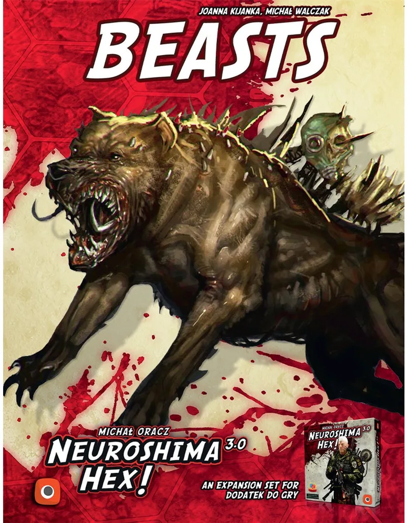 Neuroshima HEX 3.0 Beasts - Uitbreiding - Engels de Portal Games – boîte