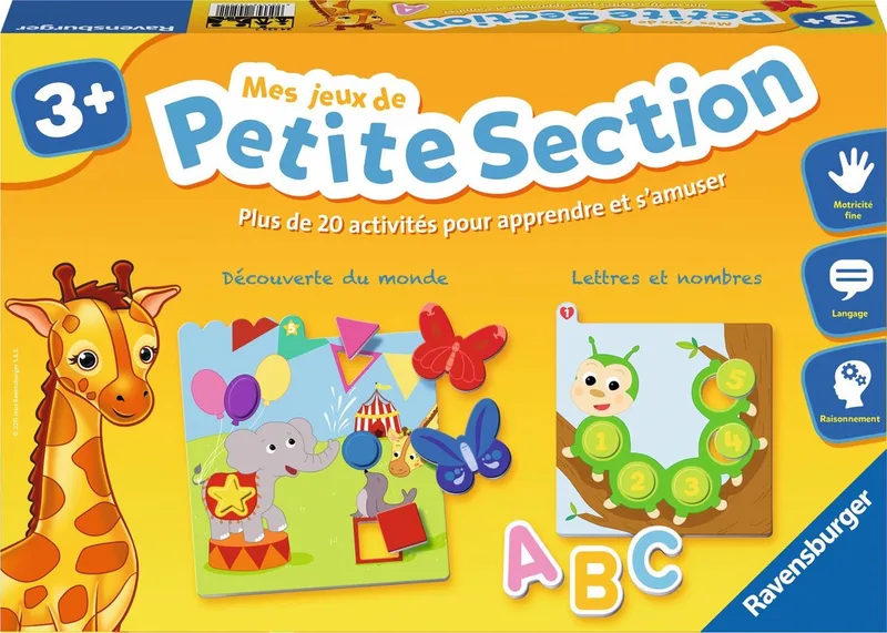 Mes Jeux de Petite Section - Franstalig - Educatief spel de Ravensburger, édition Multicolor – boîte