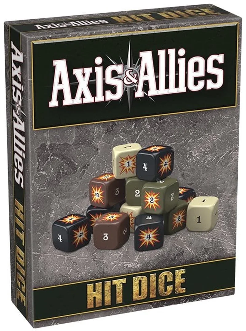 Axis & Allies Hit Dice - Accessoire voor Bordspel - Engelstalig von Renegade Game Studios, Ausgabe Multicolor – Schachtel