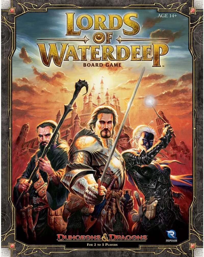 D&D Lords of Waterdeep - Bordspel - Engels van Renegade Game Studios – doos
