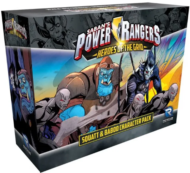 Power Rangers: Heroes of the Grid Squatt & Baboo Character Pack - Bordspel - Engelstalig - Renegade Game Studios