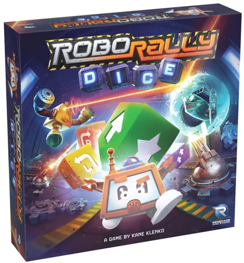 Robo Rally Dice from Renegade Game Studios – box
